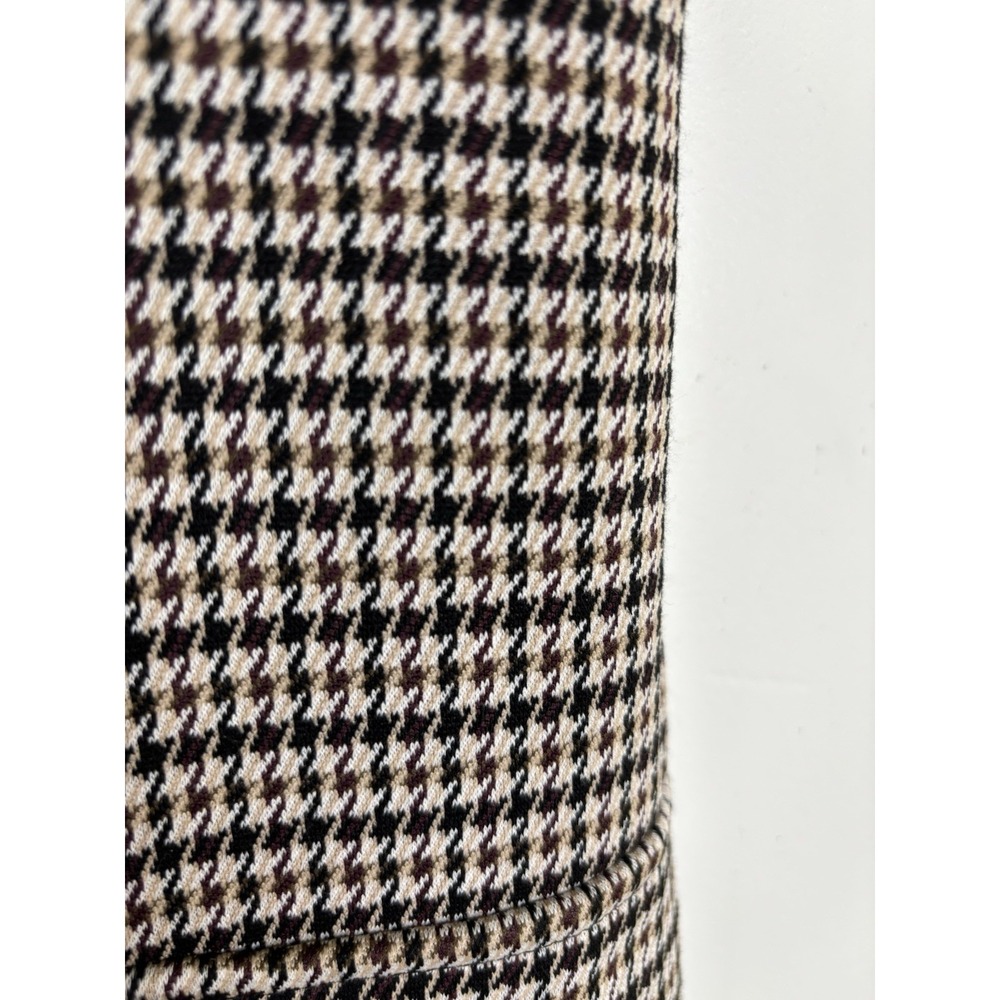 Forever 21 Men 36 Tan Black Cream Houndstooth Cargo-Inspired Knit Pants Straight - Picture 6 of 12